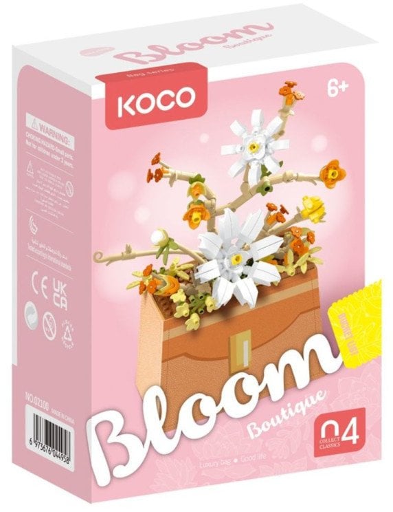 KOCO klocki kwiaty w tor.zima 232el 02100 44958