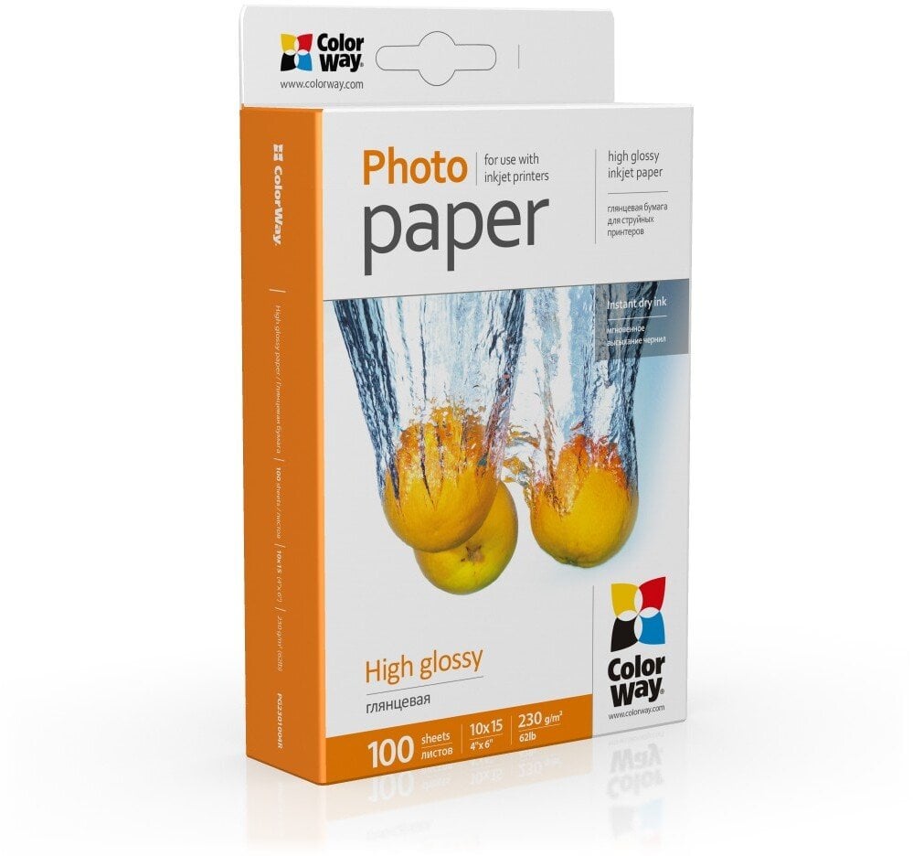 ColorWay papier fotograficzny A4 biały błyszczący