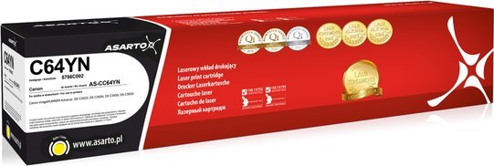 Toner Asarto Toner Asarto do Canon C64YN | 5756C002 | 25500 str. | yellow