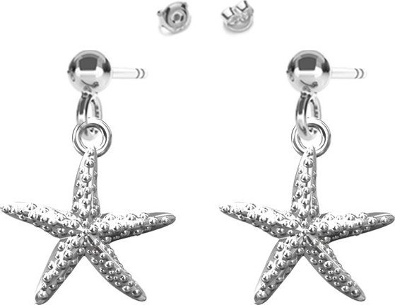 Radziszewska Jewellery Kolczyki ROZGWIAZDA srebro DEDYKACJA GRATIS