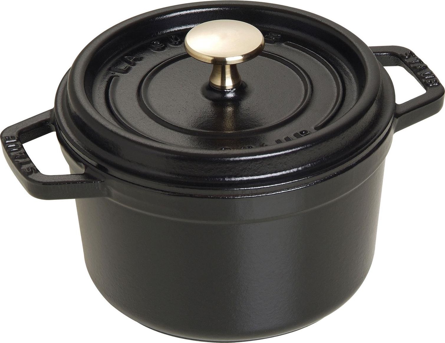 STAUB Garnek STAUB żeliwny okrągły 1.2 ltr czarny