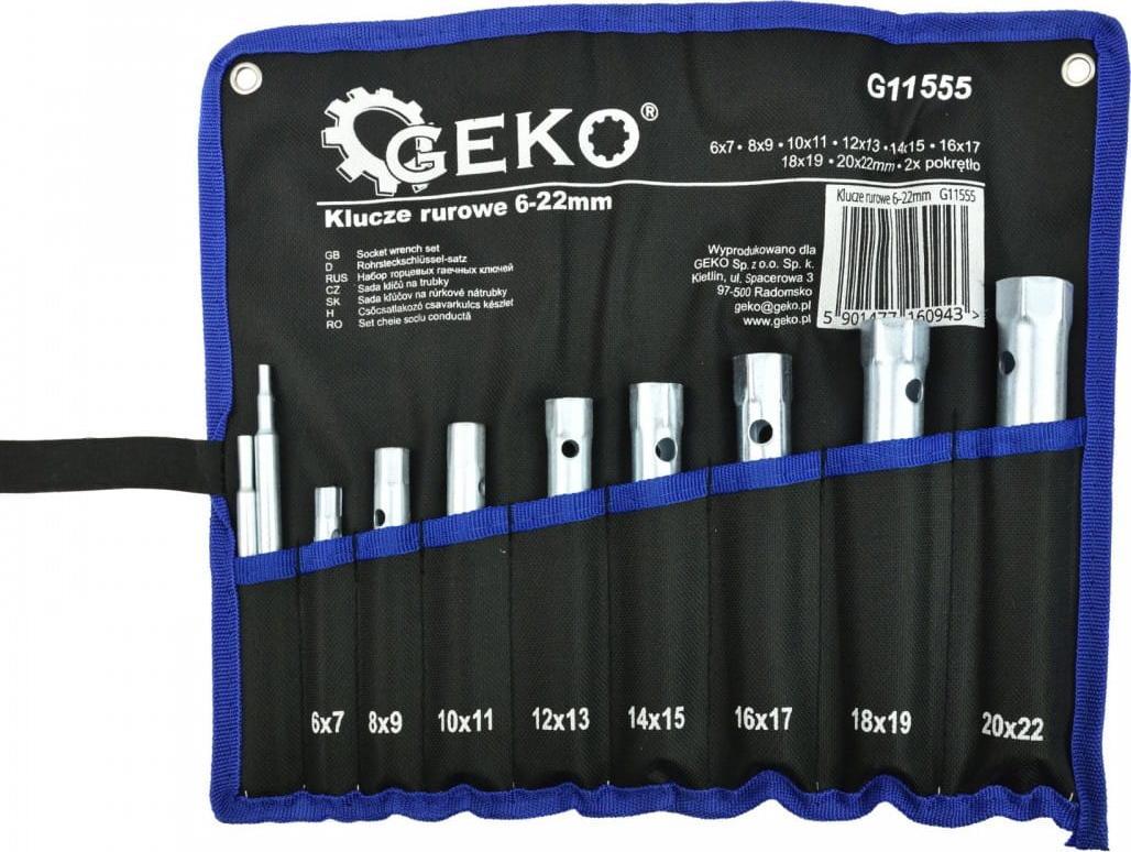 Geko KLUCZE RUROWE 6-22MM (12/24) G11555 GEKO