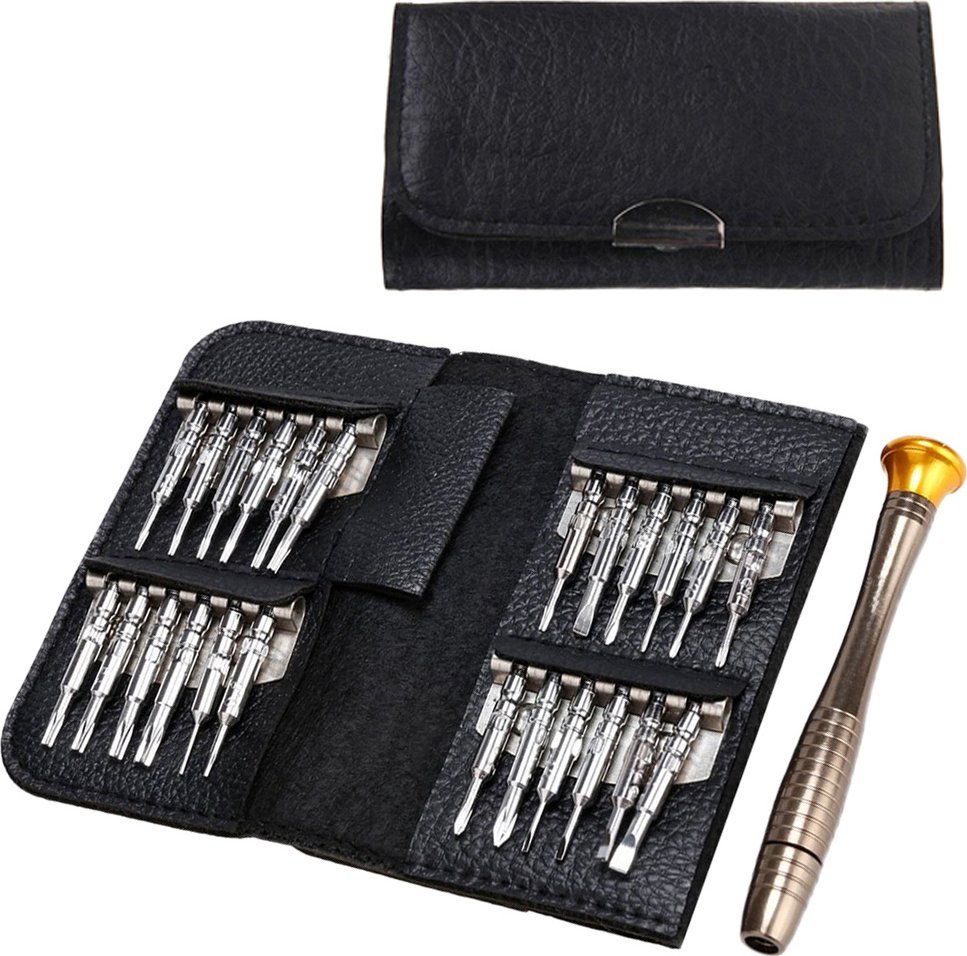 Verk Wkrętaki magnetyczne precyzyjne 25 w 1 etui Wkrętaki magnetyczne precyzyjne 25 w 1 etui