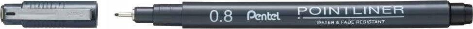 Cienkopis Pentel PointLiner 0.8mm czarny