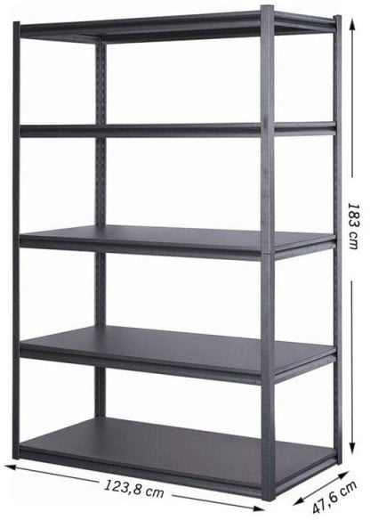 STORAGE SHELF 183X123X47CM 360KG