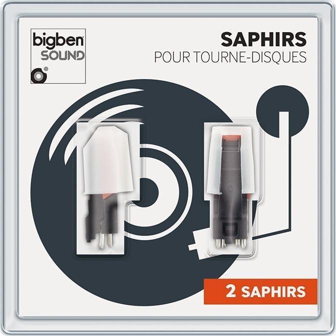 Gramofon Thomson Bigben SAPHIRTDBLI - zestaw 2 wkładek do gramofonów Bigben i Thomson