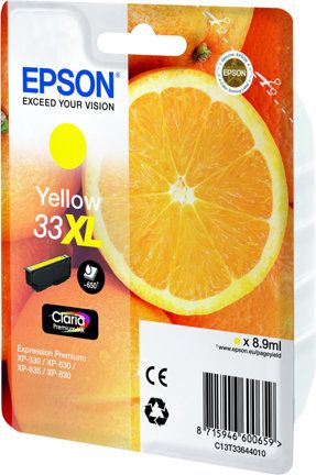 Tusz Epson Tusz Singlepack 33XL Claria Premium (C13T33644012)