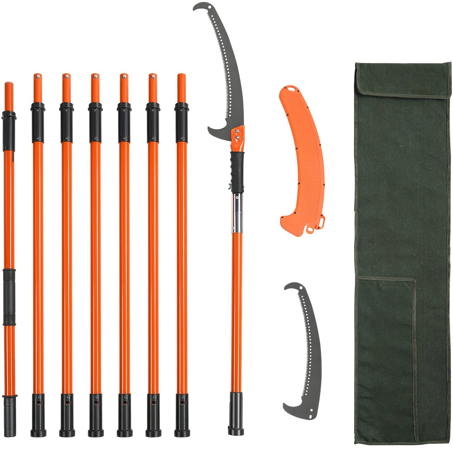 Piła Teleskopowa z hakiem do cięcia drzewa i gałęzi 2,248,24 m