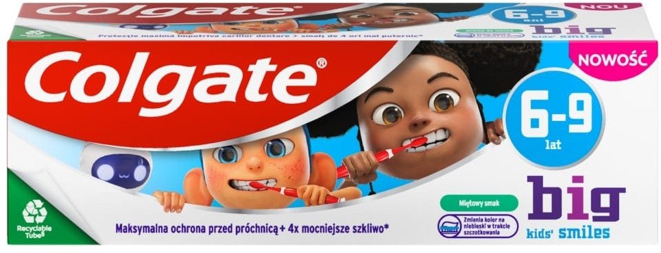 COLGATE Big Kids Smile Pasta do zębów dla dzieci 6-9 lat 50 ml