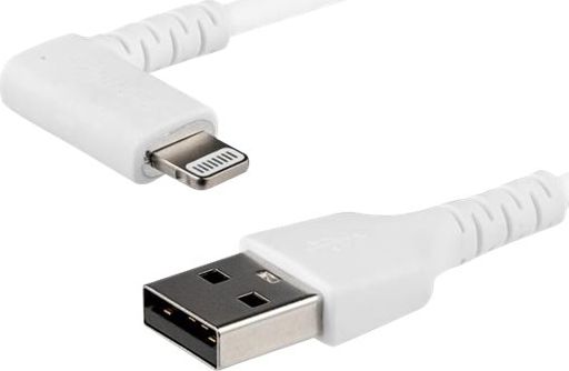 Kabel USB StarTech USB-A - Lightning 1 m Biały (RUSBLTMM1MWR)