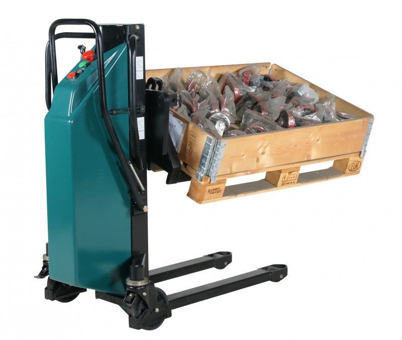 Swedmach Elektryczny wózek paletowy, podnośnikowy, przechyłowy (nośność: 800/400kg przechył)