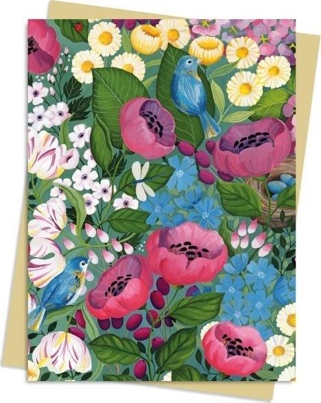Karnet B6 Kwiaty i ptaki Bex Parkin