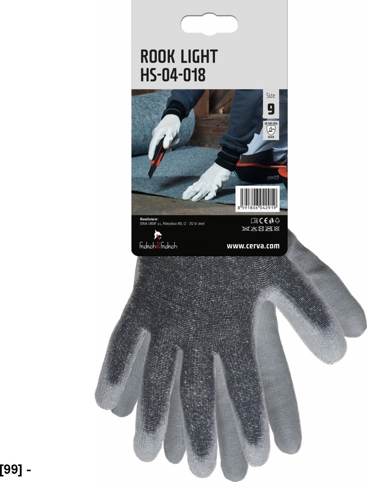 CERVA FF ROOK LIGHT HS-04-018 - rękawice 7