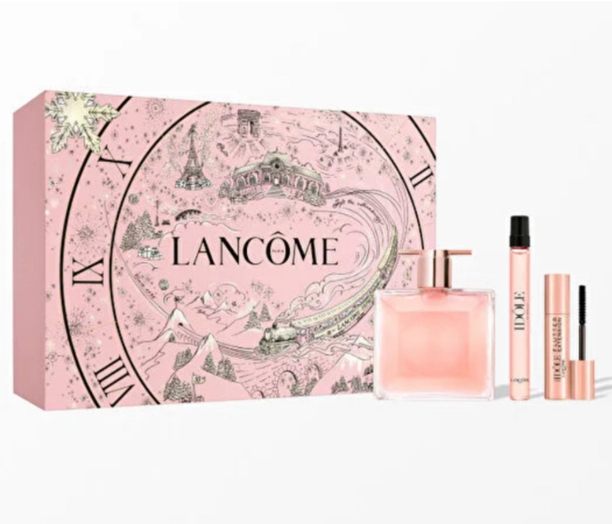 LAMCOME Idole Zestaw Woda perfumowana 25 ml + Woda perfumowana 10 ml + Mini Tusz do rzęs 2 ml