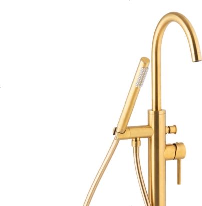 Bateria wannowa KFA Moza wolnostojące złoty (5035-510-31)