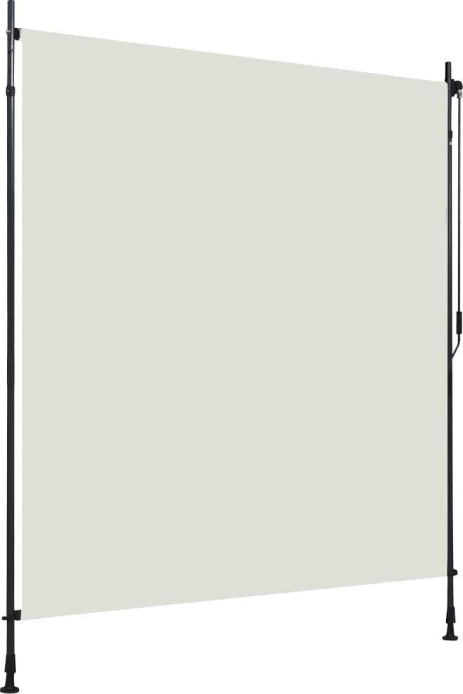vidaXL Roleta zewnętrzna, 200x270 cm, kremowa