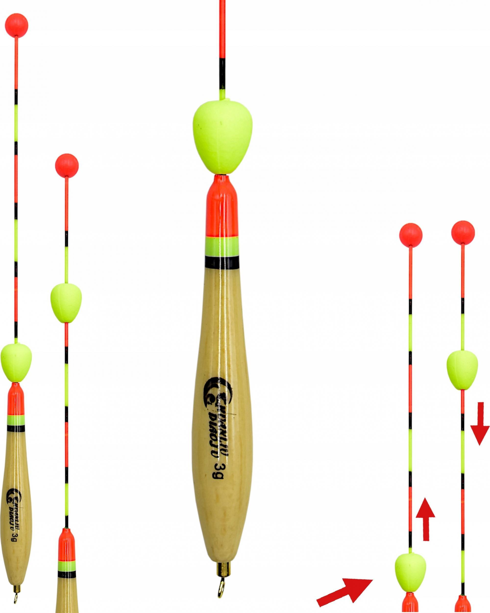 CHUAN LIU DIAO JU SPŁAWIK z BOJKĄ ślizgową góra-dół Nano Bobber 3 g