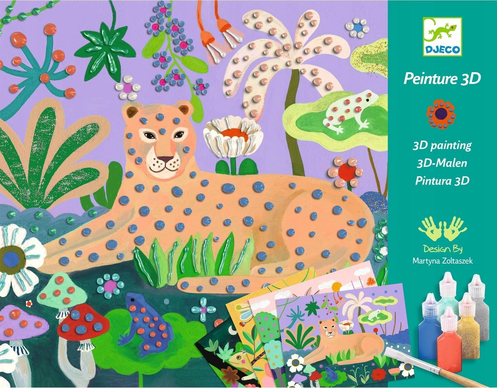 Djeco Djeco 3D tapyba - Atogrąžų miškas