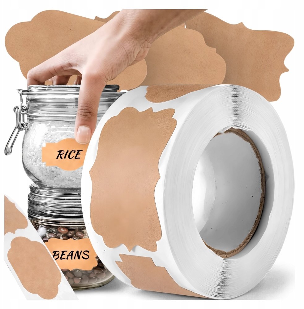 NAKLEJKI METKI ERTYKIETY NA PRZYPRAWY KANZA