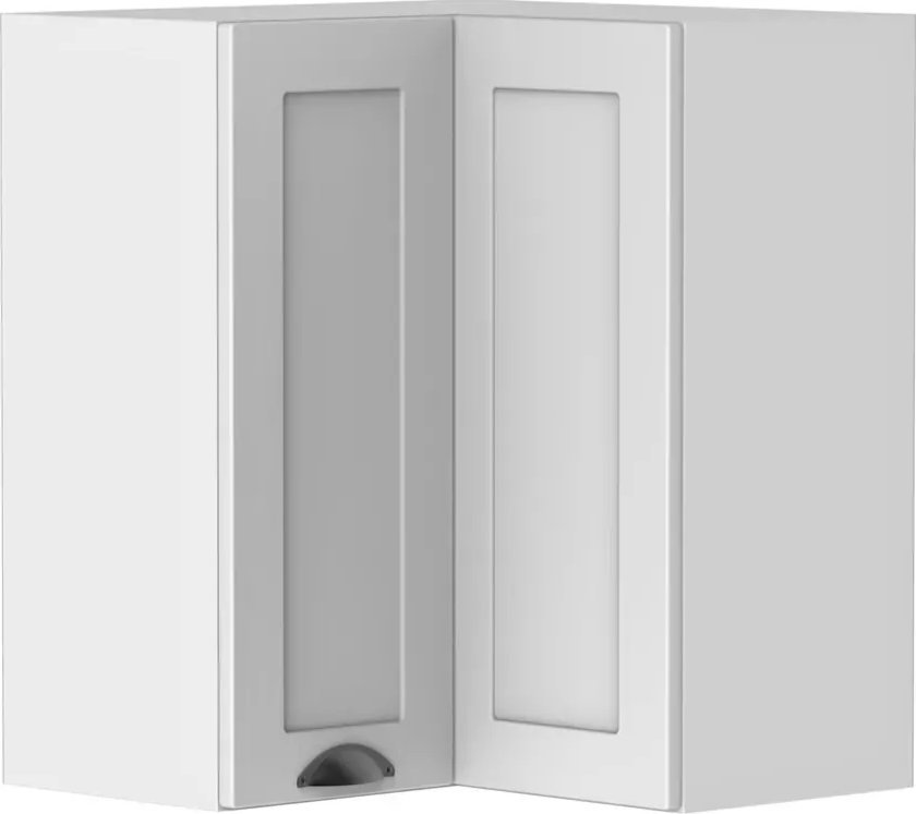 Elior Biała szafka narożna do kuchni - Pergio 45X 60 cm