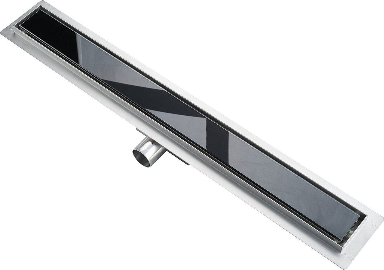 Hydroland HYDROLAND ODWODNIENIE LINIOWE SLEEK 600 CZARNE SZKŁO // OD.H.SLEEK-600-CZARNE