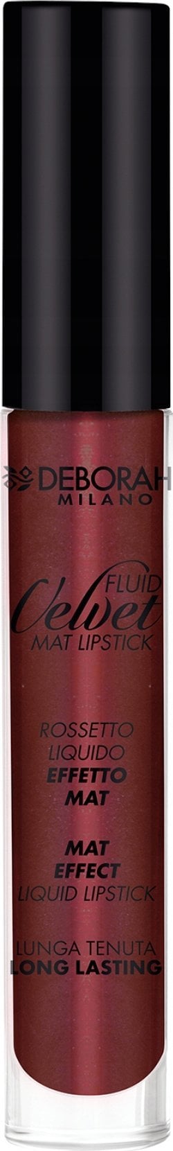 Deborah Deborah, Fluid Velvet, Matte, Liquid Lipstick, 52, Plum, 4.5 g For Women