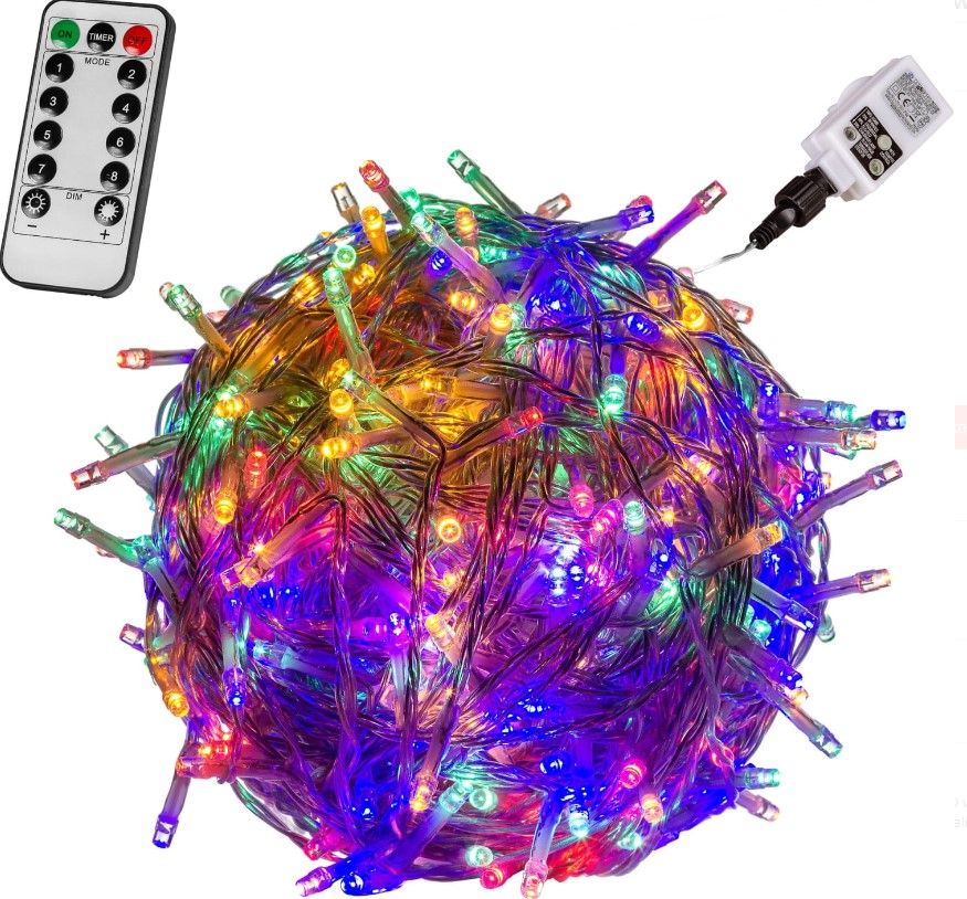 Lampki choinkowe MXSTP 600 LED kolorowe