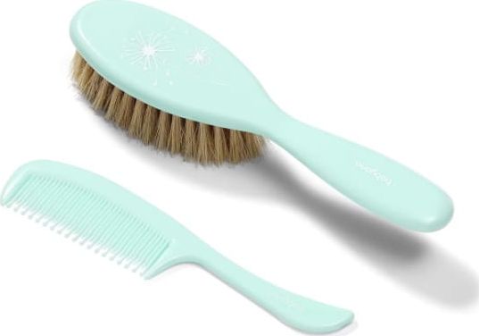 BabyOno Szczotka i grzebień dla niemowląt turkusowy dmuchawiecBaby Ono