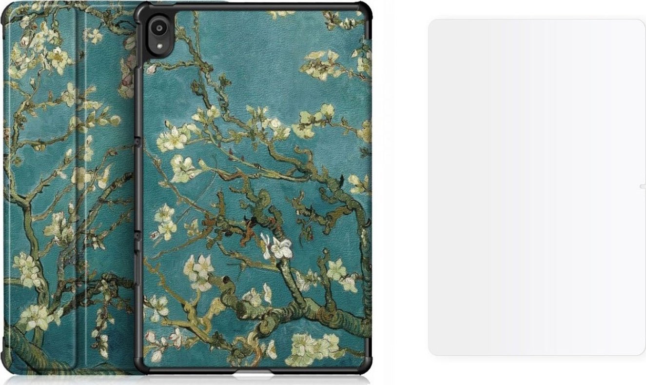 Etui na tablet Braders Etui do Lenovo Tab P11 Sakura + Szkło Ochronne