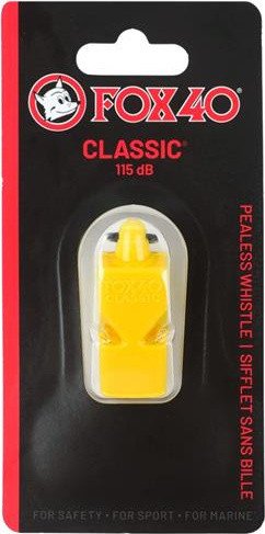 Fox Gwizdek 40 Classic Safety żółty 9902-0200