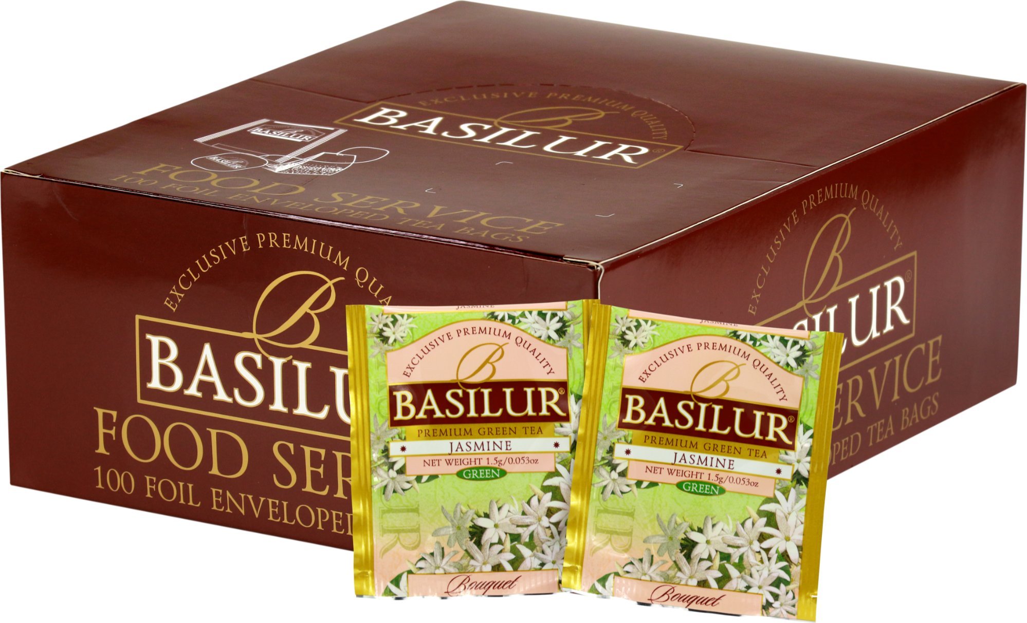 Basilur Basilur JASMINE herbata zielona HoReCa - 100szt.