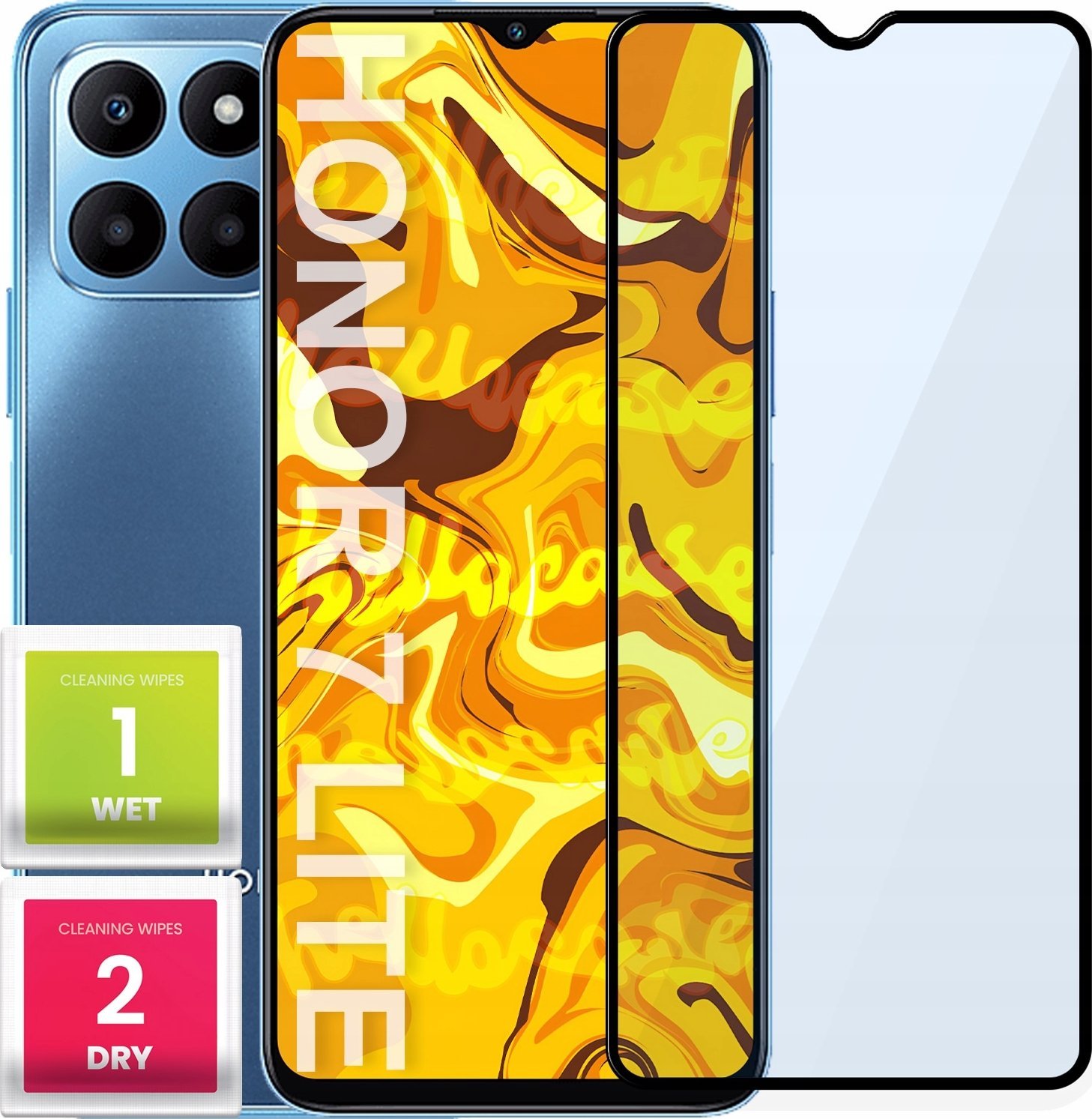 Hello Case SZKŁO HARTOWANE DO HUAWEI HONOR X8 5G / HONOR X6 / HONOR 70 LITE PEŁNE 5D