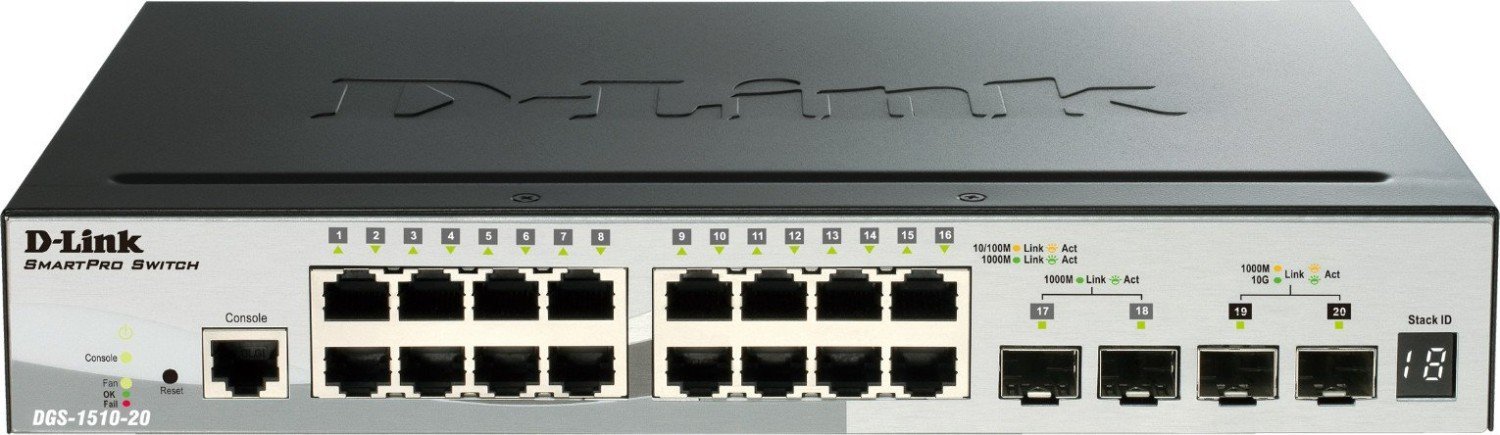 Switch D-Link DGS-1510-20/E