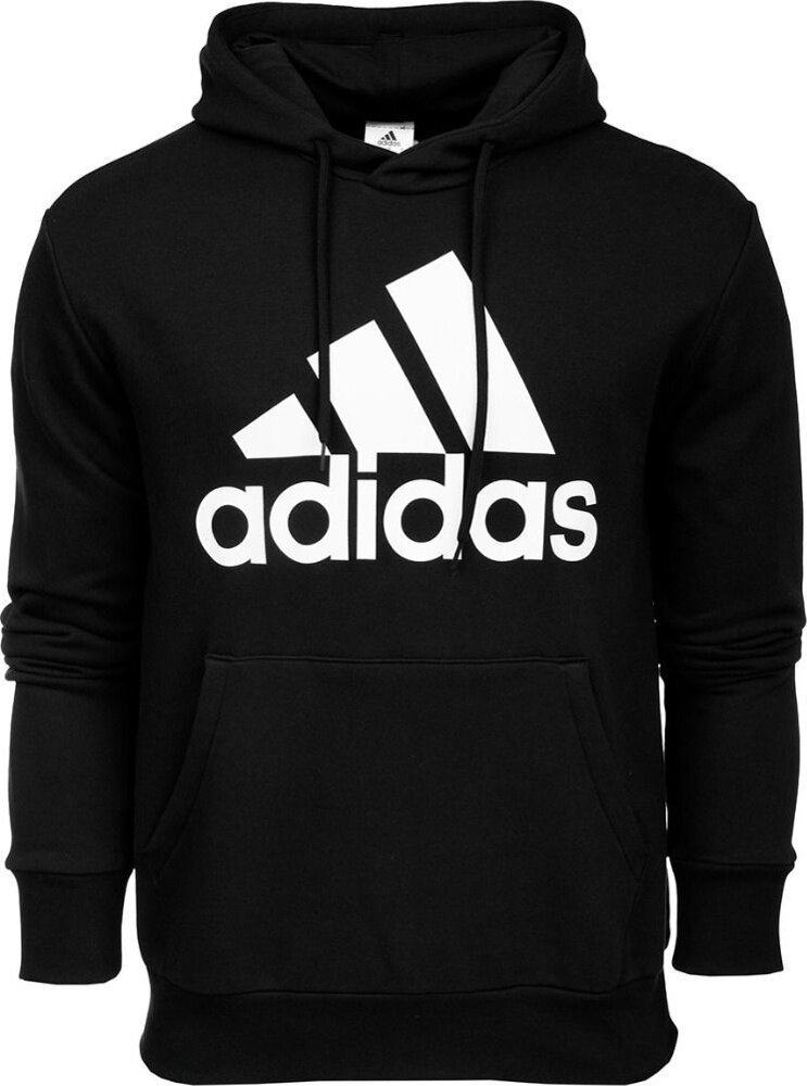 Adidas Bluza męska adidas Essentials French Terry Big Logo Hoodie czarna IC9363 L