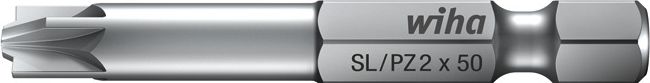 Wiha bit Professional PlusMinus/Pozidriv 1/4'' SL/PZ2 x 50 mm 7049XZ2050 (32496)