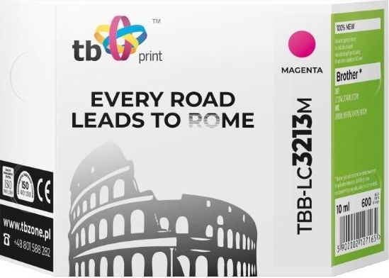 Tusz TB Print Tusz do Brother DCP-J722DW Magenta TBB-LC3213M 100% nowy-TBB-LC3213M