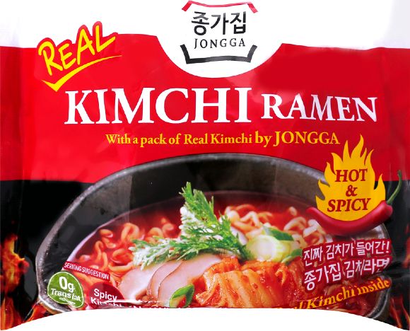 DAESANG Zupa Kimchi ramen Hot Spicy z prawdziwym kimchi 122g - Jongga uniwersalny