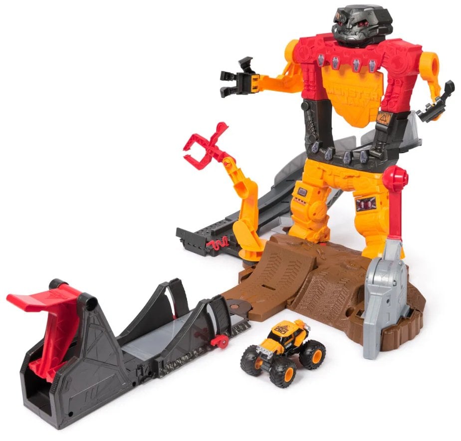 Monster Jam 1:64 Smash & Bash Smashbot Playset