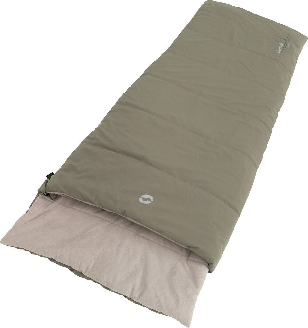 Outwell Śpiwór syntetyczny Outwell Celestial (195 cm) - green Uniwersalny