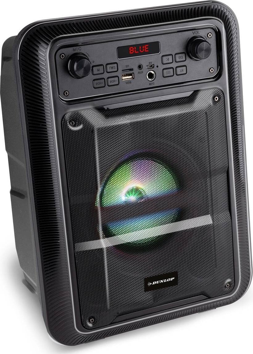 Dunlop głośnik mobilny Bluetooth D220 Radio FM 9W Czarny