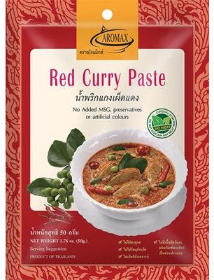 Pasta curry czerwona 50g - Aromax