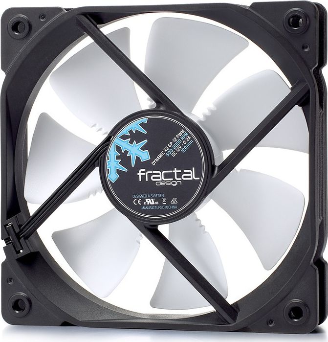 Wentylator Fractal Design Dynamic X2 GP-12 PWM Czarno-biały (FD-FAN-DYN-X2-GP12-PWM-WT)