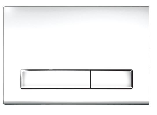 Przycisk spłukujący KK-Pol M08 do WC biały (SPP/380)