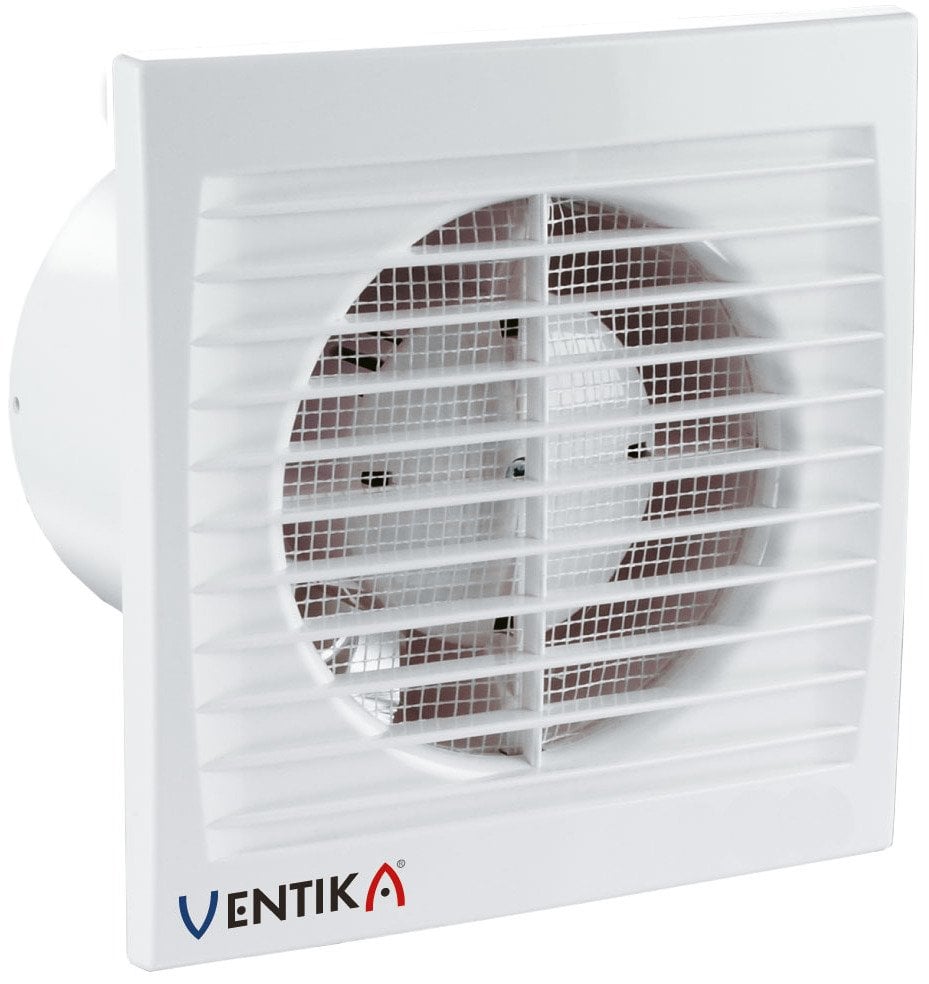 Ventika Wentylator osiowy fi 150 230V 24W 292m3 38dB z zegarowym i higrostatem SUBTIL D150SH