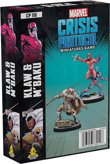 Atomic Mass Games Marvel: Crisis Protocol - Klaw and MBaku