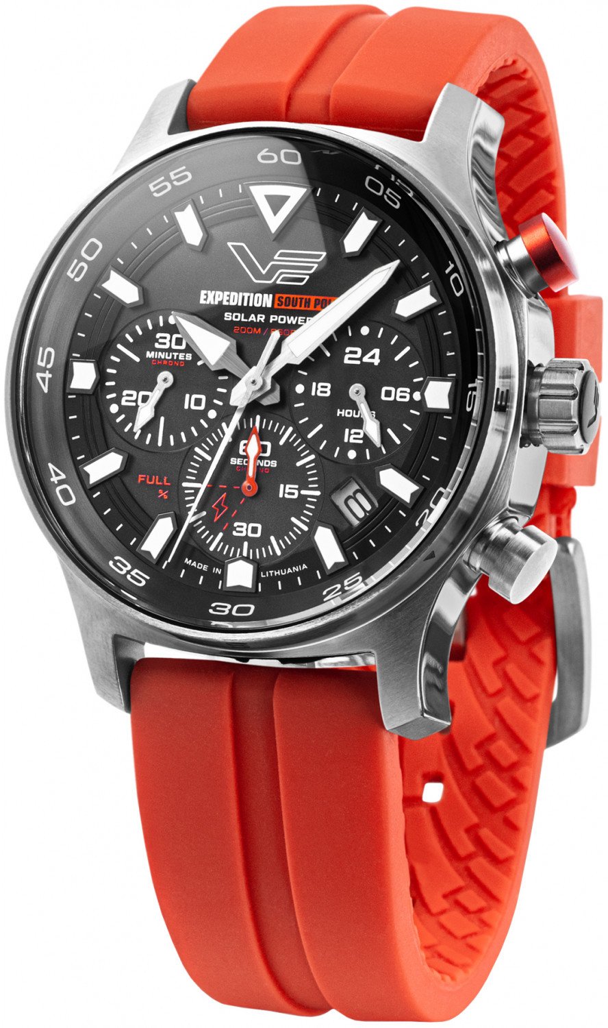 Zegarek męski Vostok Europe VR42-592A761SR czerwony