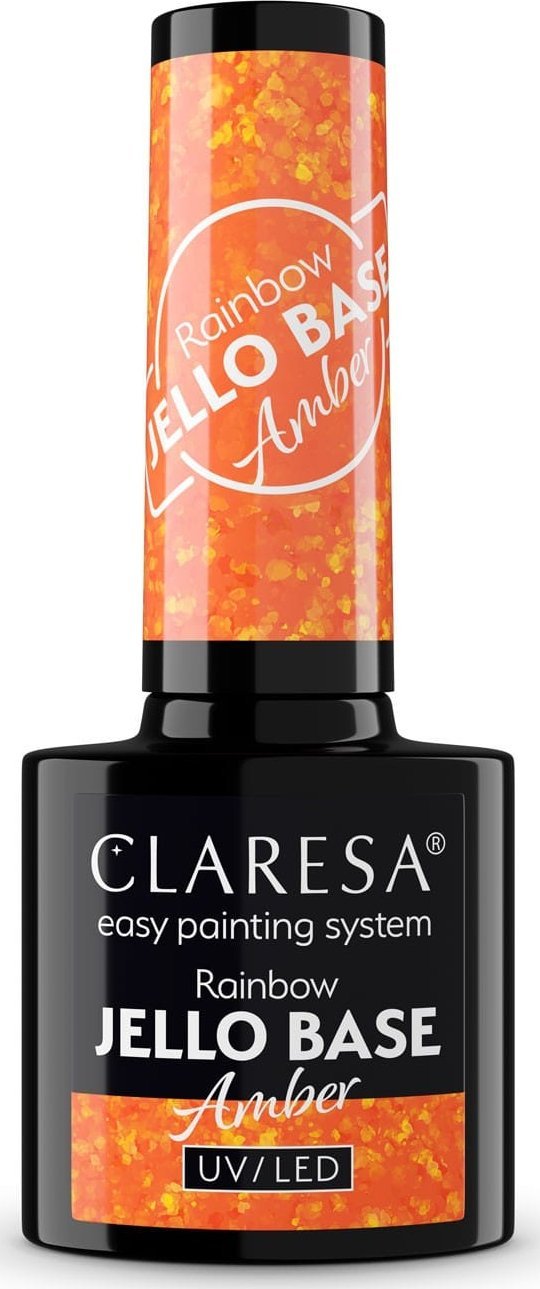 Claresa CLARESA Rainbow Baza hybrydowa - Jello Base Amber