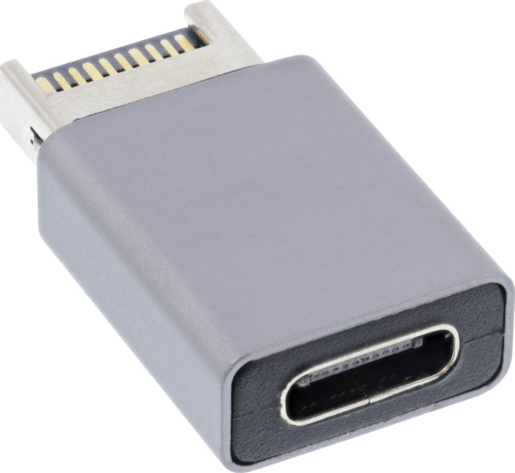 InLine InLine® USB 3.2 adapter, internal USB-E front panel male to USB-C female