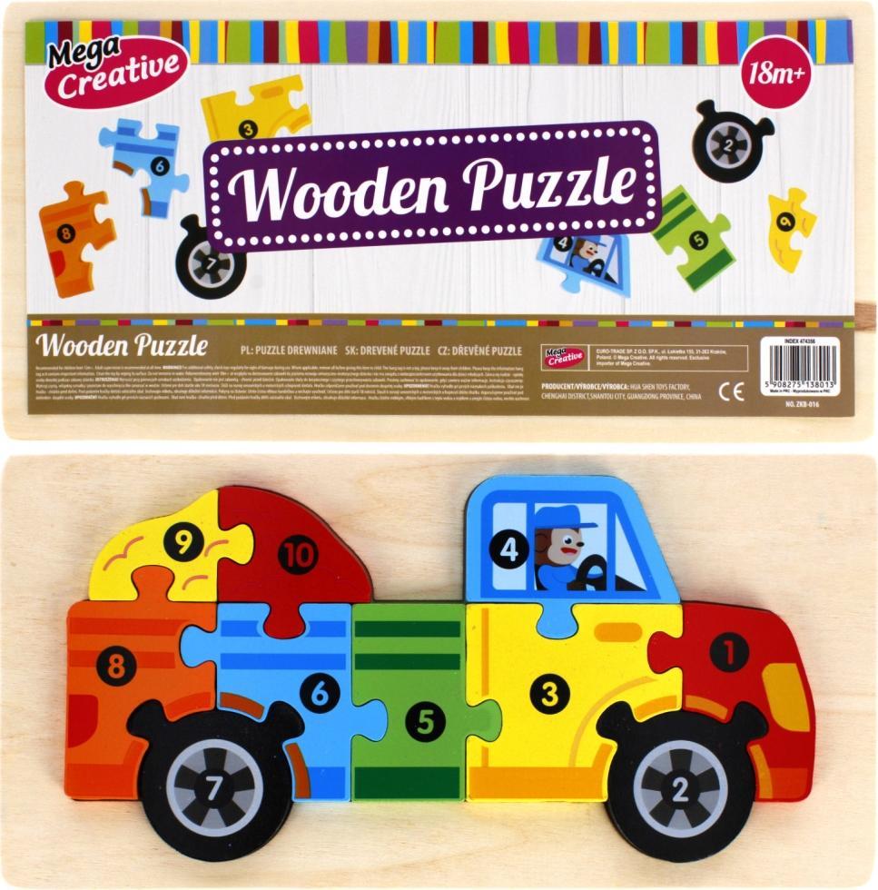 Mega Creative UKLADANKA DREW AUTO 10EL 14X30 MC WOOD FOL 88