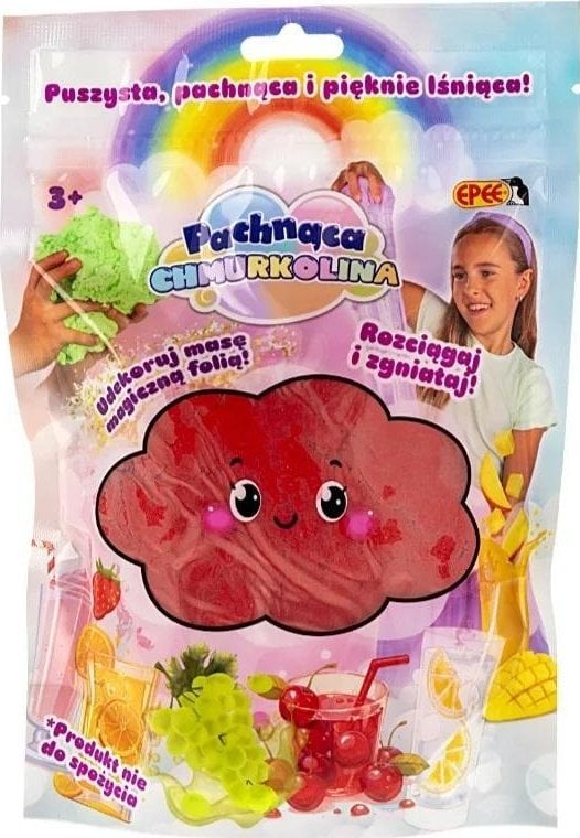 Chmurkolina pachnąca z magiczną folią czerwona